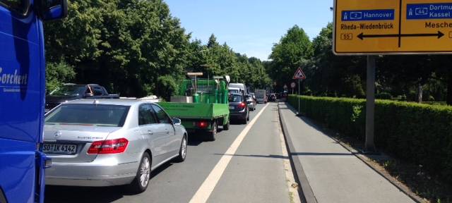 Lippstadt: Bauarbeiten an der B55 verzögern sich