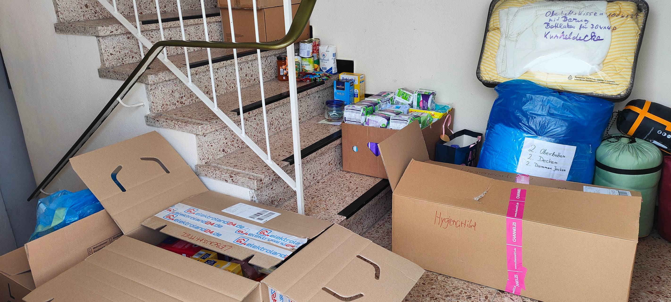 Sammel-Aktionen für die Ukraine