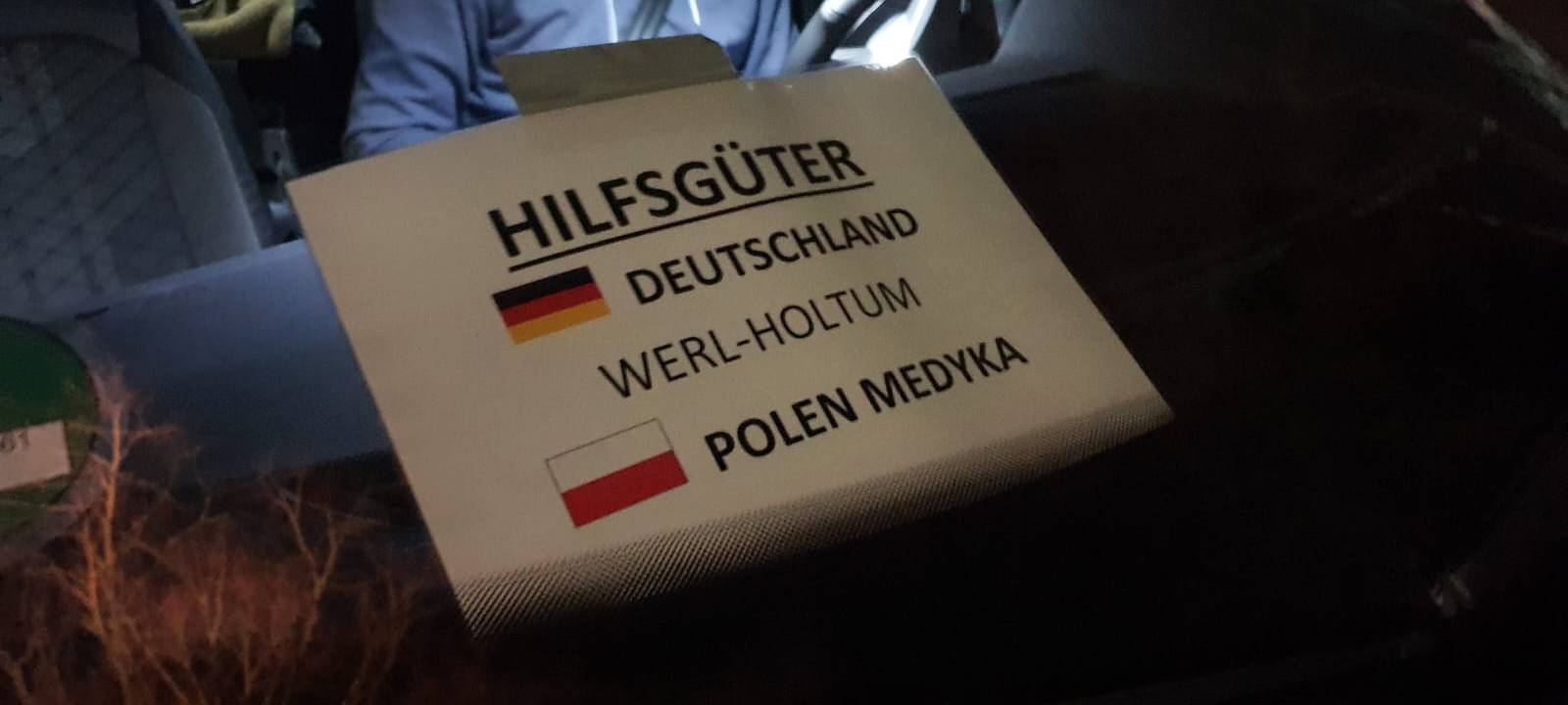 Werler Hilfskonvoi: Ankunft in Polen