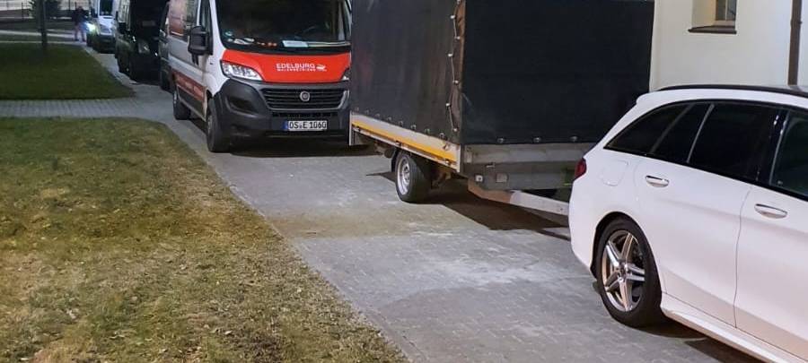 Werler Hilfskonvoi: Ankunft in Polen