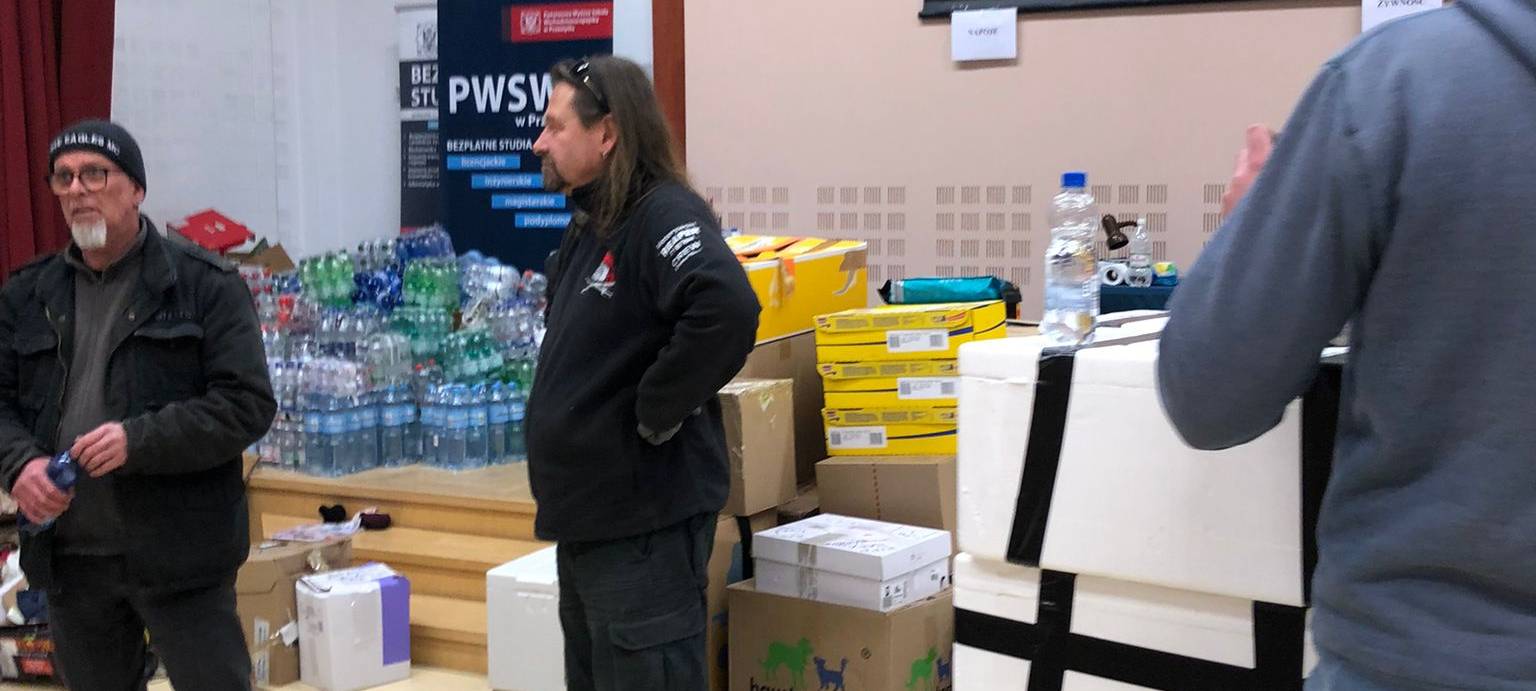 Werler Hilfskonvoi: Ankunft in Polen