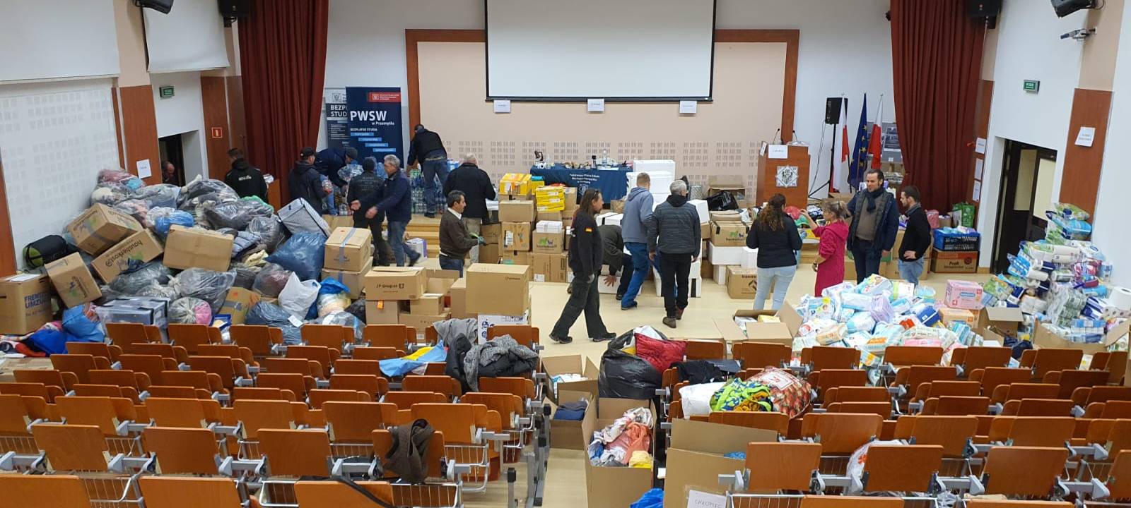 Werler Hilfskonvoi: Ankunft in Polen