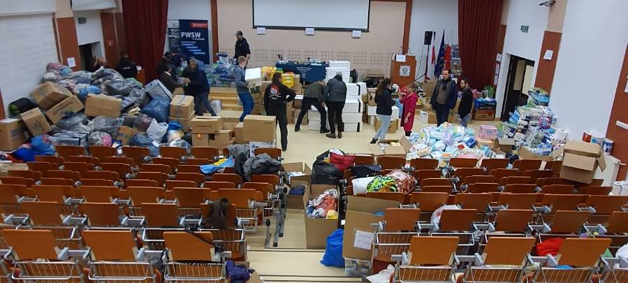 Werler Hilfskonvoi: Ankunft in Polen