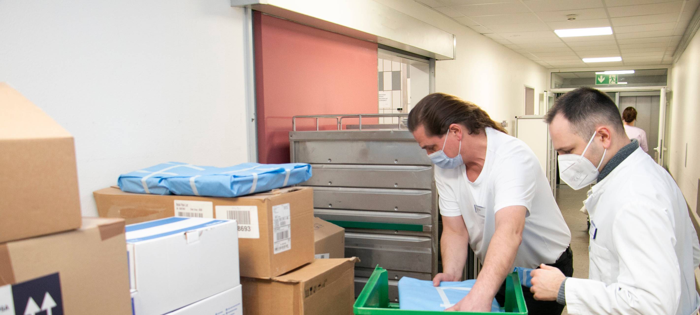 Klinikum Soest: Vier Paletten für Ukraine