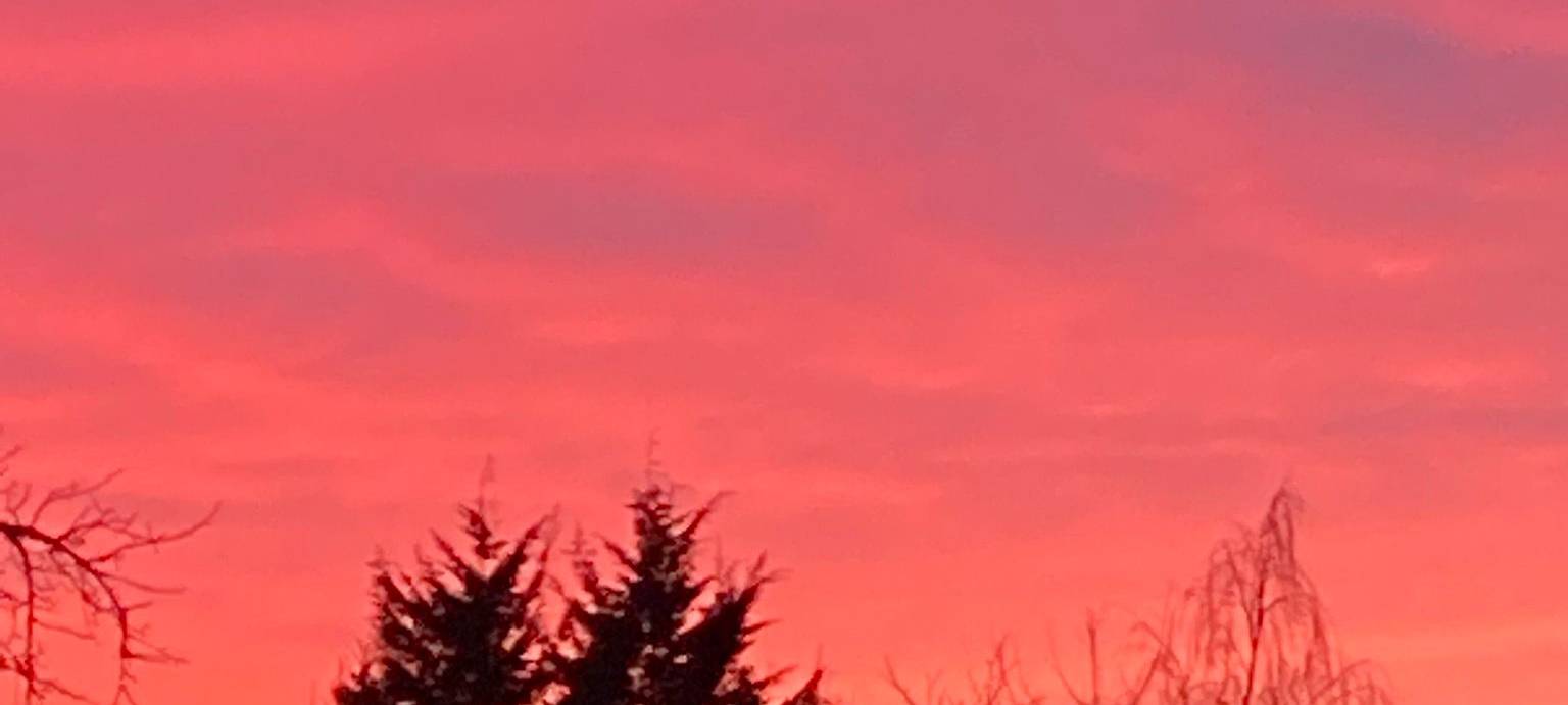 Sonnenuntergang am Donnerstag, 17. März