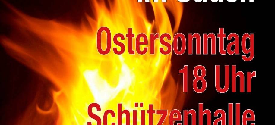 Osterfeuer im Lippstädter Süden