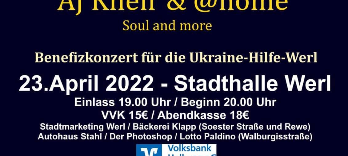 Benefizkonzert und Versteigerung für Ukrainehilfe in Werl
