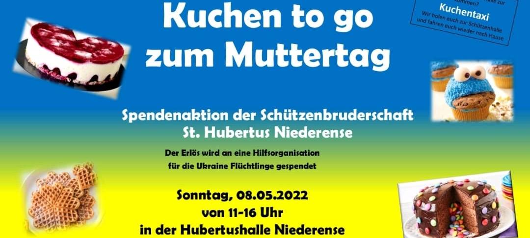 Kuchen to go zum Muttertag in der Hubertushalle Niederense
