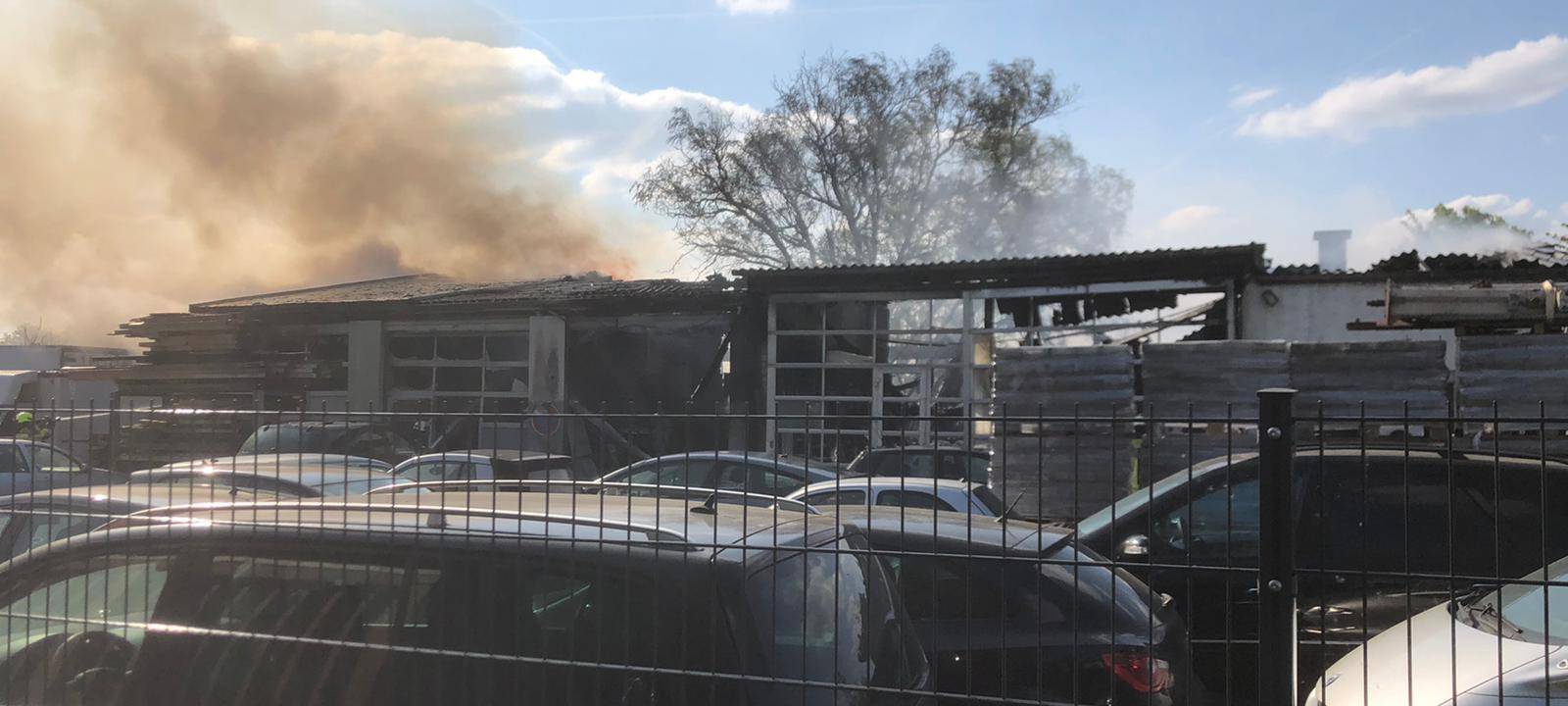 Feuerwehr-Großeinsatz in Werl