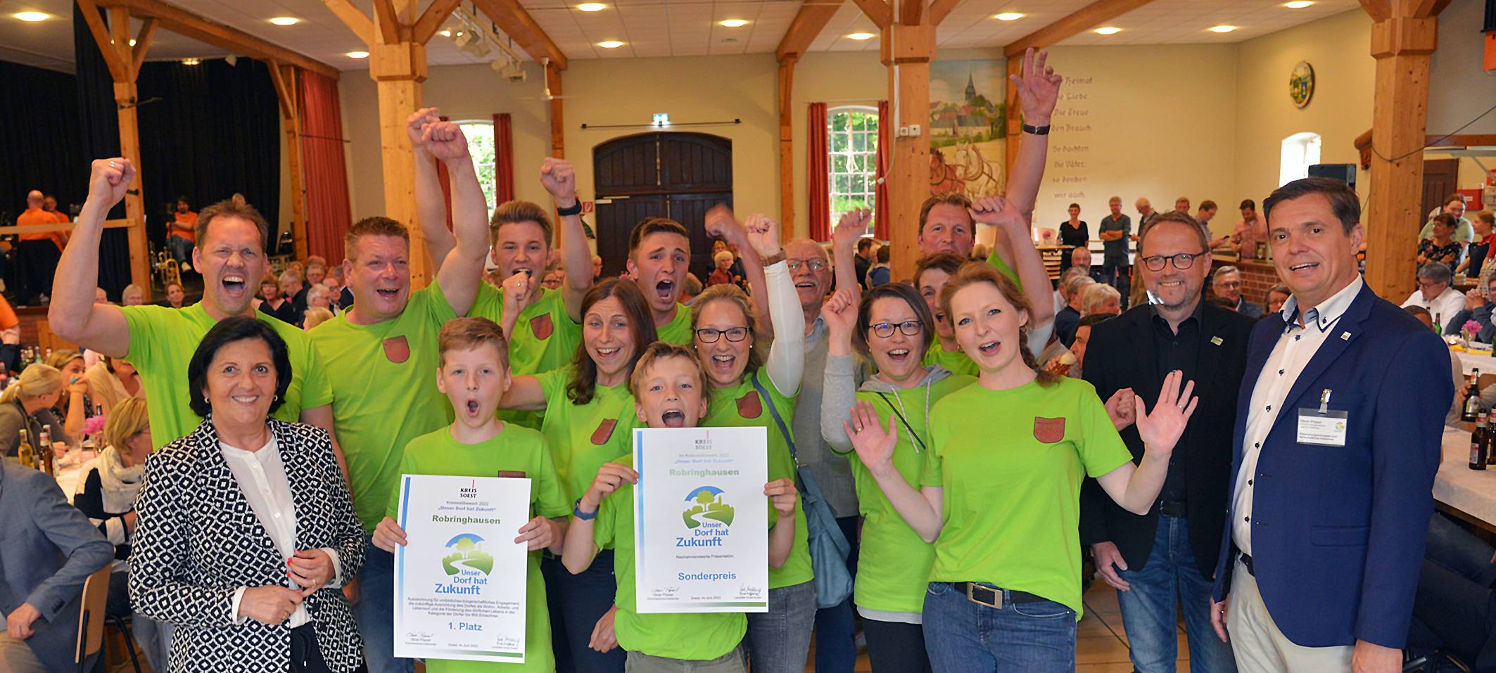 Robringhausen und Weslarn gewinnen Dorfwettbewerb