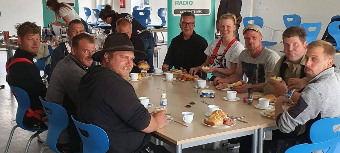 Das zweite Frühstück - bei Dachwerkstatt Krinke