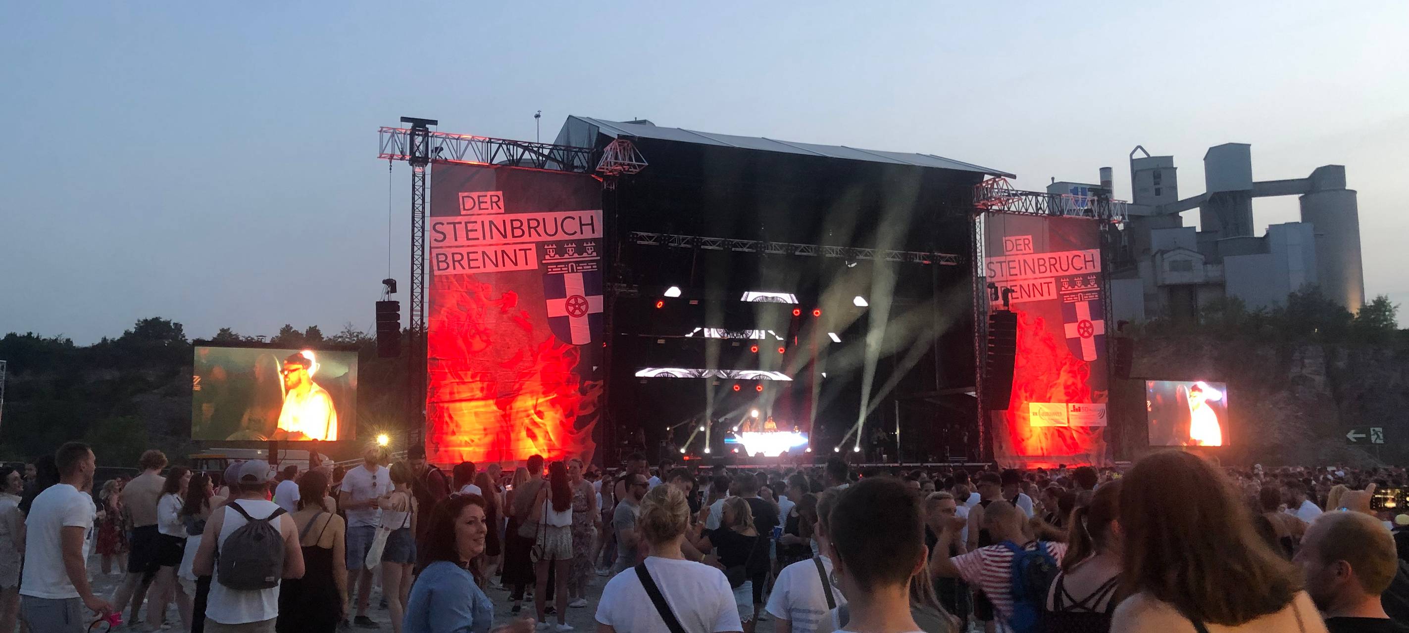 Party im Steinbruch Geseke