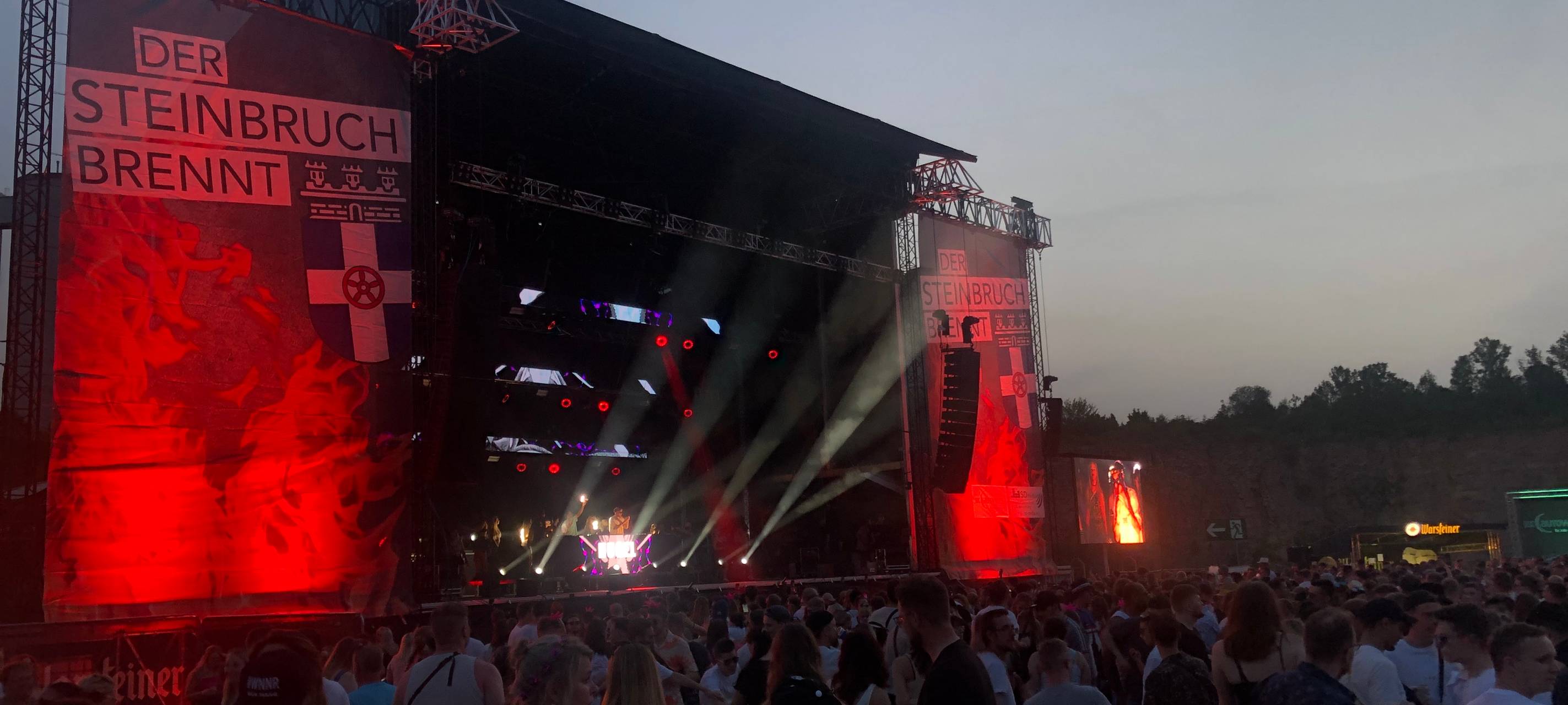 Party im Steinbruch Geseke