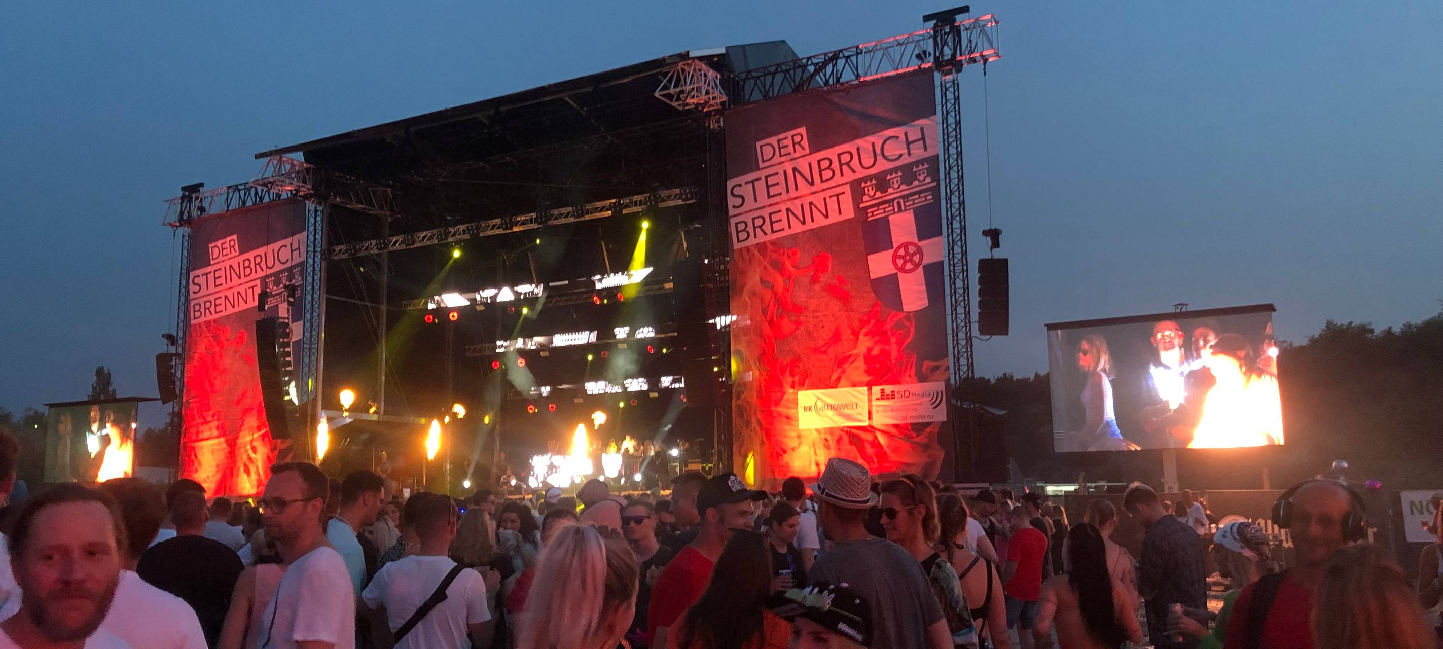 Party im Steinbruch Geseke