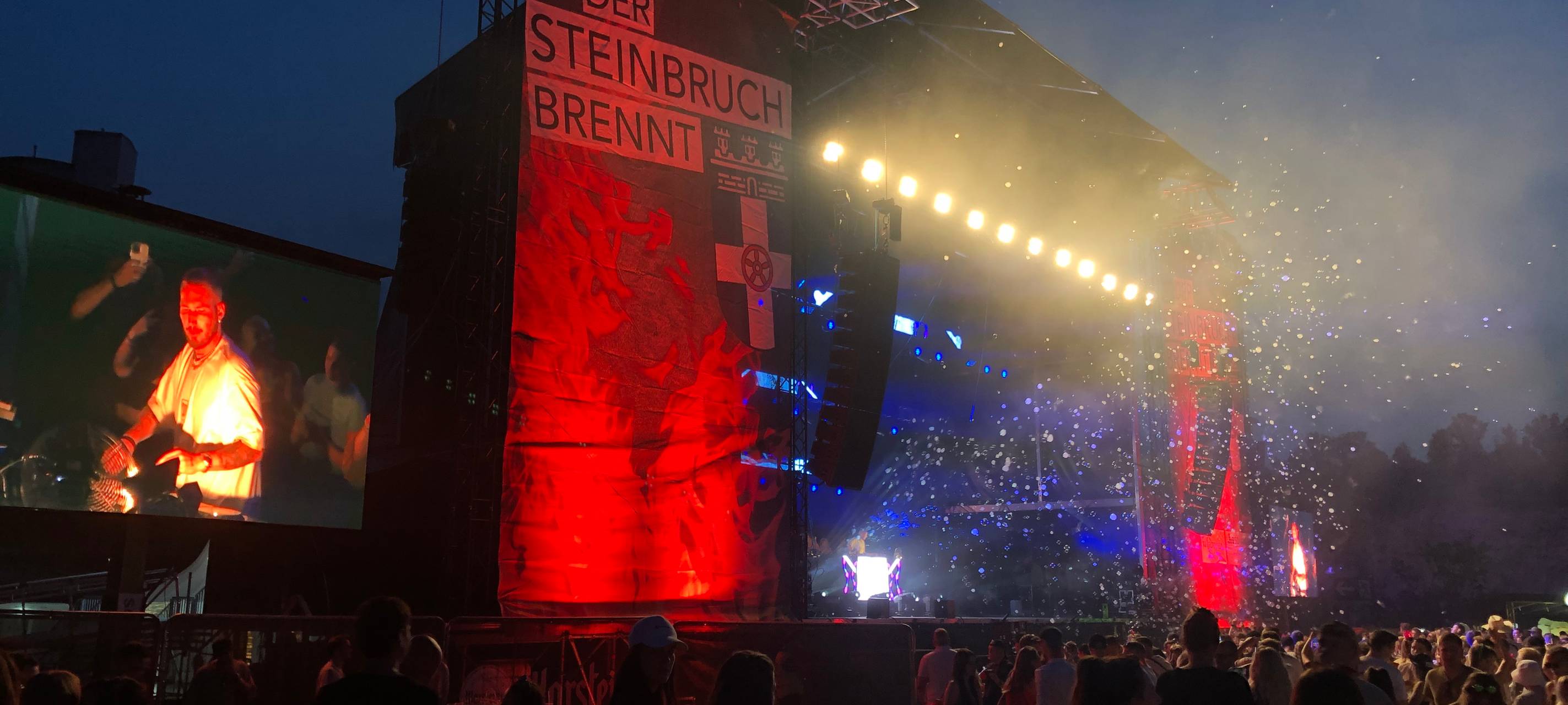 Party im Steinbruch Geseke