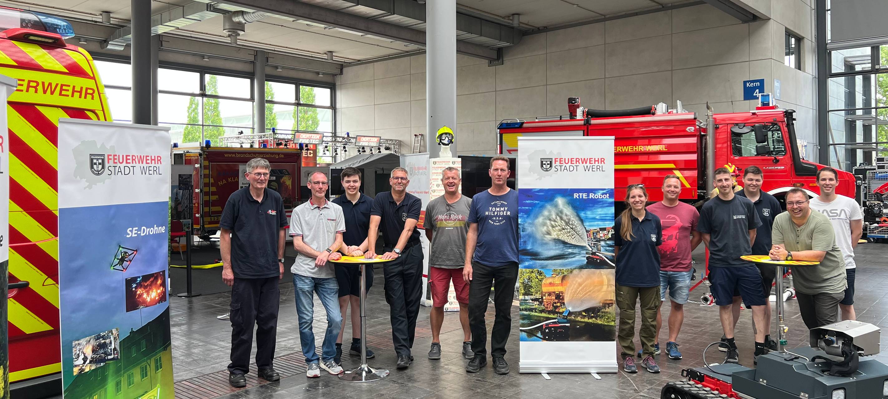 Werler Feuerwehr auf Interschutz