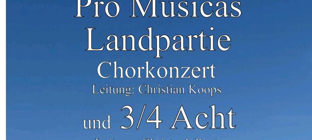 Chorkonzert mit ProMusica und 3/4 acht