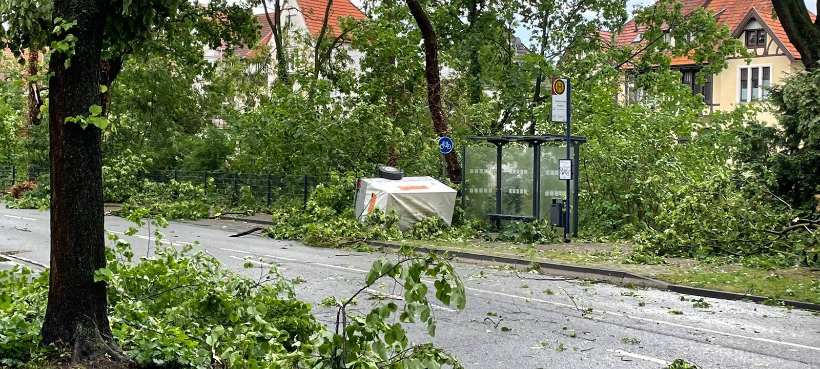 Ein Tornado hat Lippstadt verwüstet.