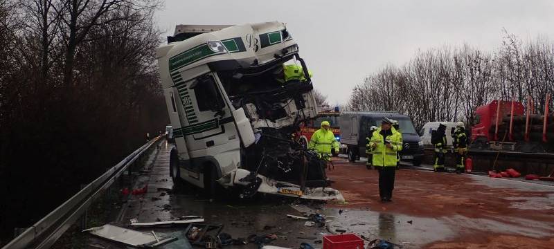 Schwerer Unfall auf der A44