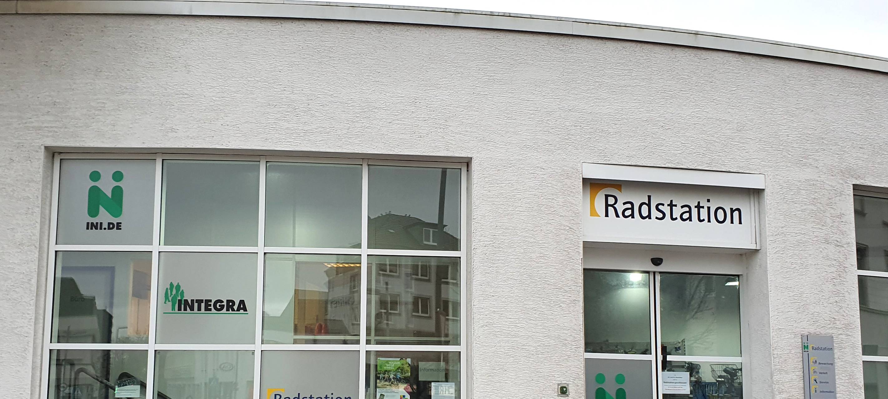 Die Radstation der INI in Lippstadt.