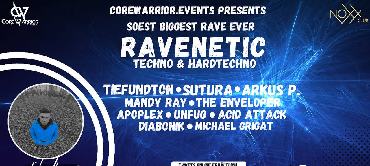 Ravenetic presented by CoreWarrior.Events - Techno Rave