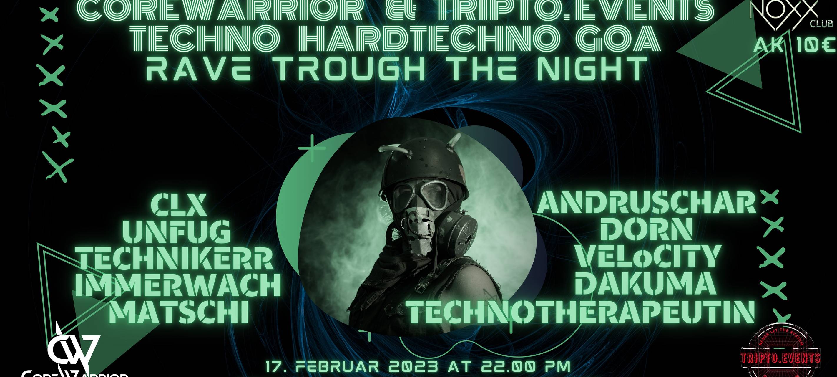 CoreWarrior & TripTo.Events Rave Trough The Night