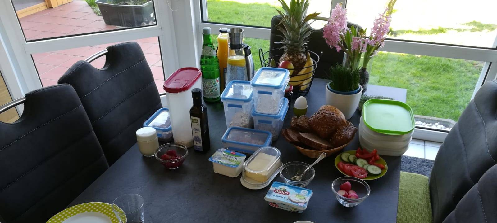 So sieht ein perfektes Frühstück bei Marianne Theinert aus.