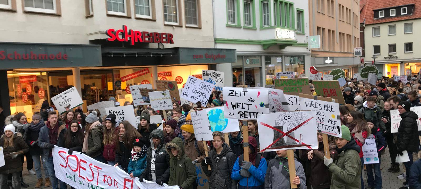 Klimastreik in Soest.