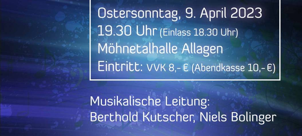 53. Osterkonzert des Blasorchester Allagen e. V.
