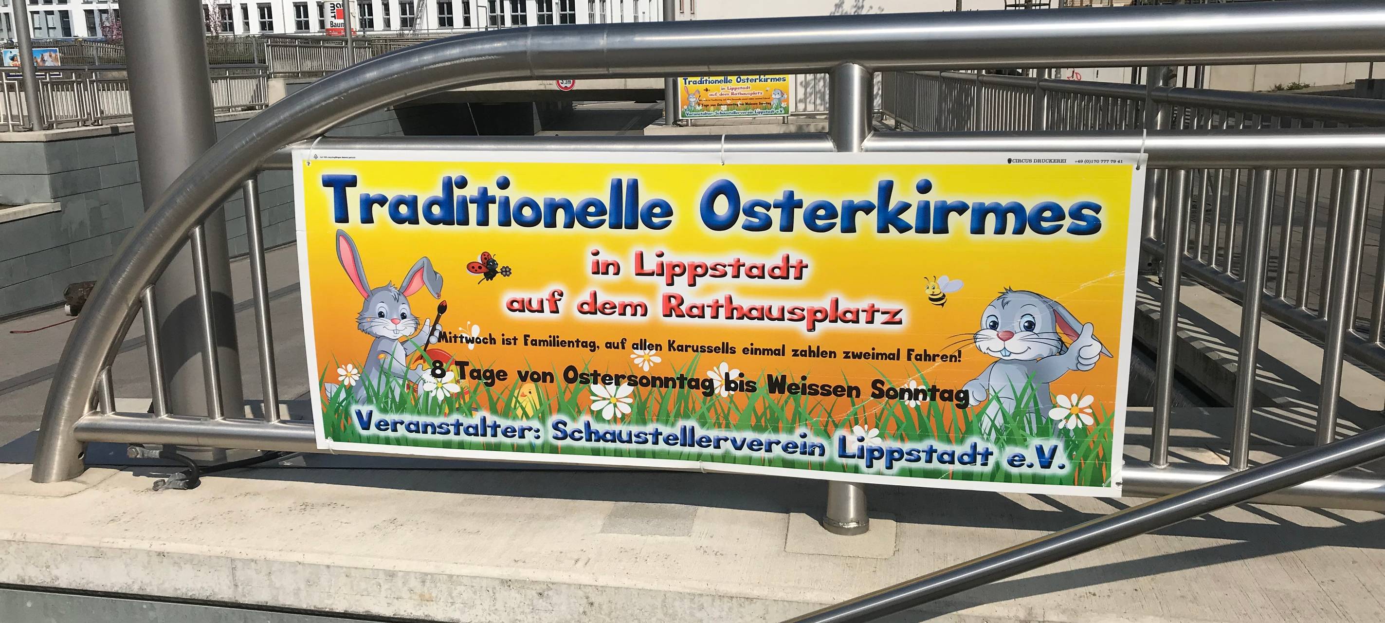 Die Stadt Lippstadt lädt zur Osterkirmes ein.
