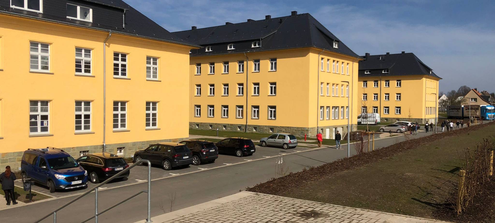 Die Zentrale Unterbringungseinrichtung in Soest.