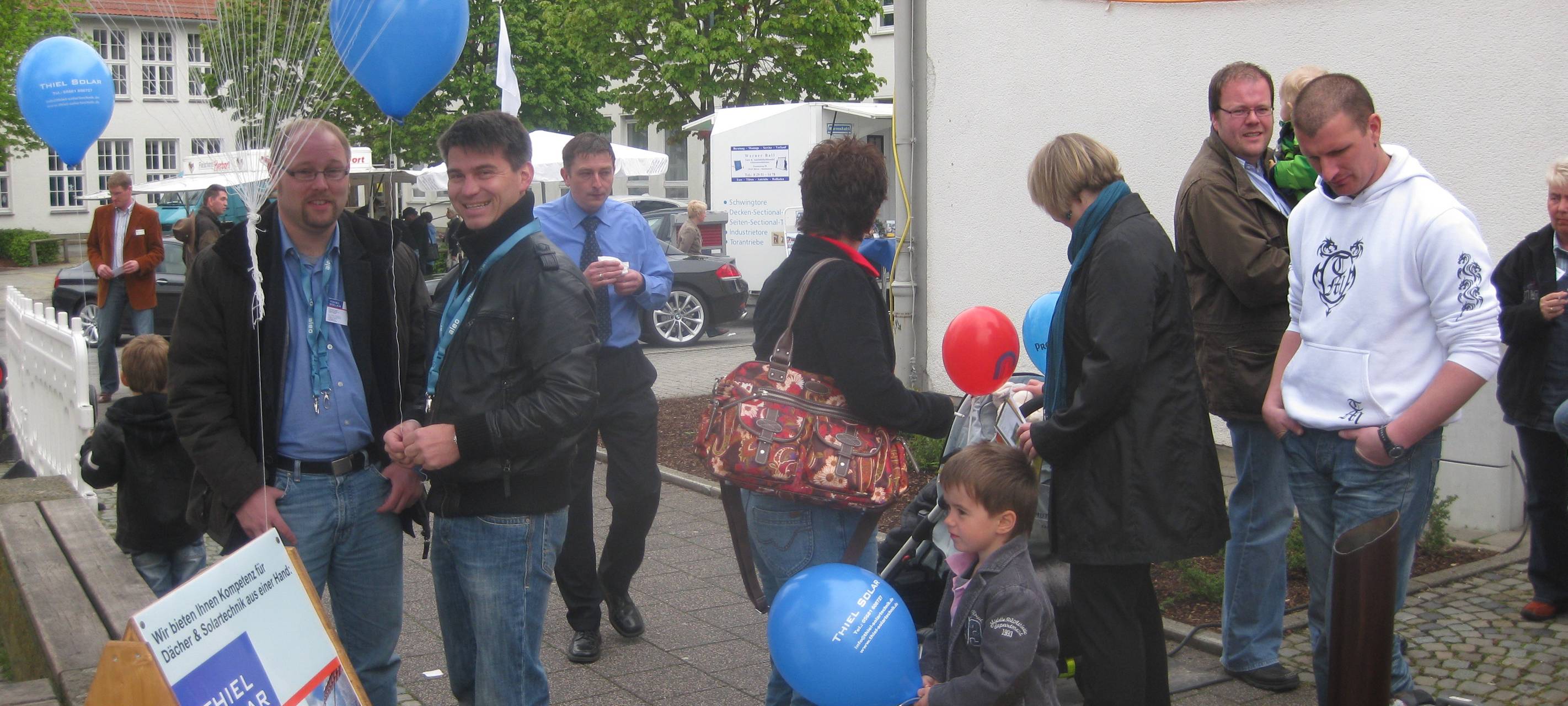 Aussteller auf der Rüthener Fachmesse.