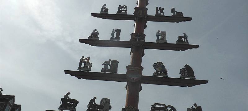 Der Maibaum in Rüthen.