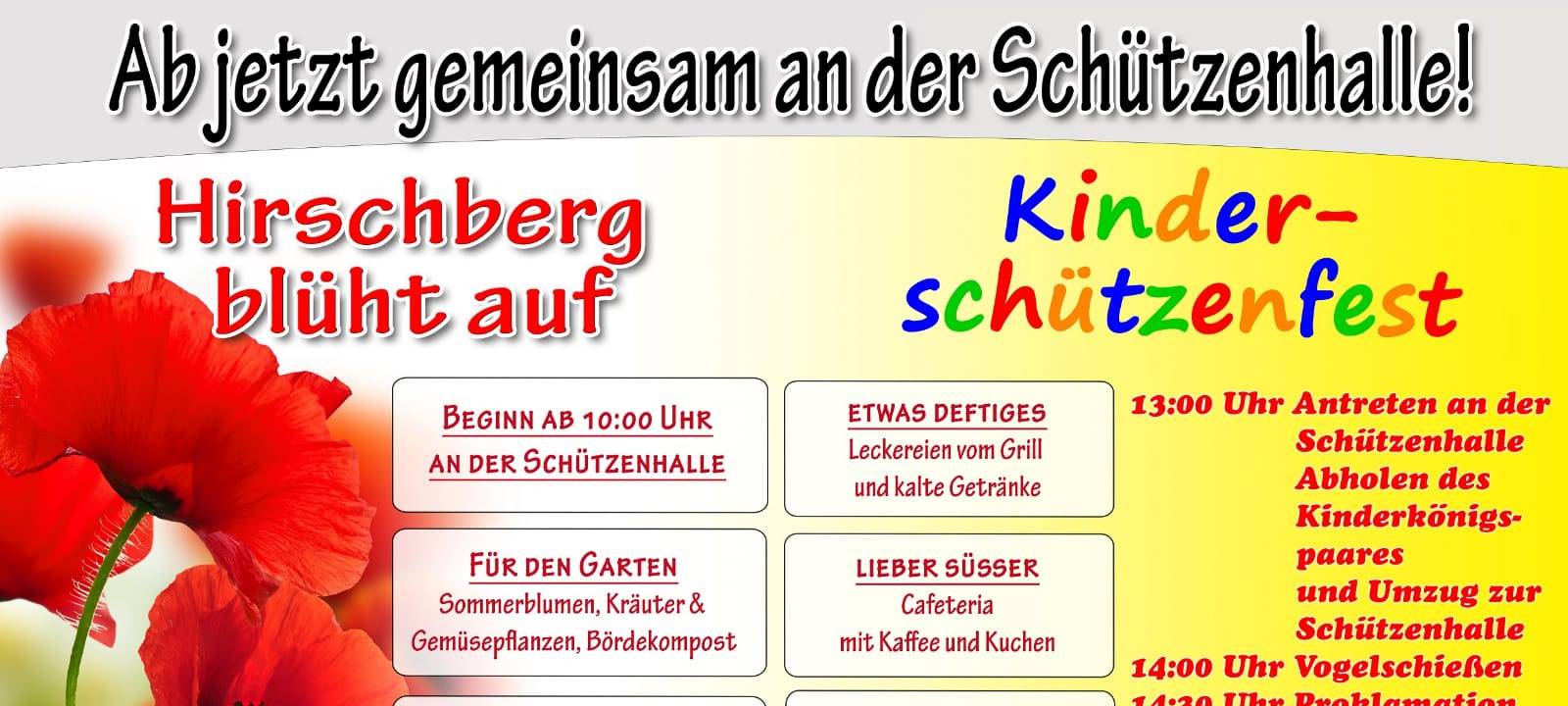Hirschberg blüht auf & Kinderschützenfest