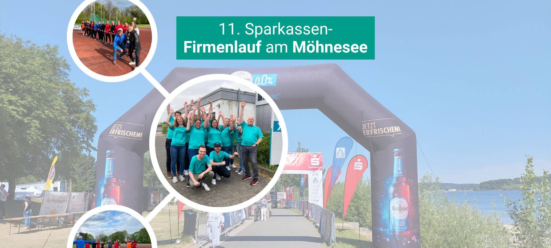 Heute: 11. Firmenlauf am Möhnesee