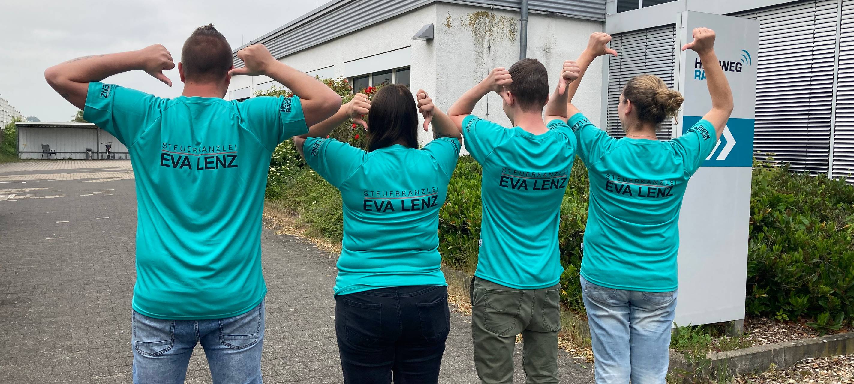 Steuerkanzlei Eva Lenz in den Hellweg Radio Tshirts