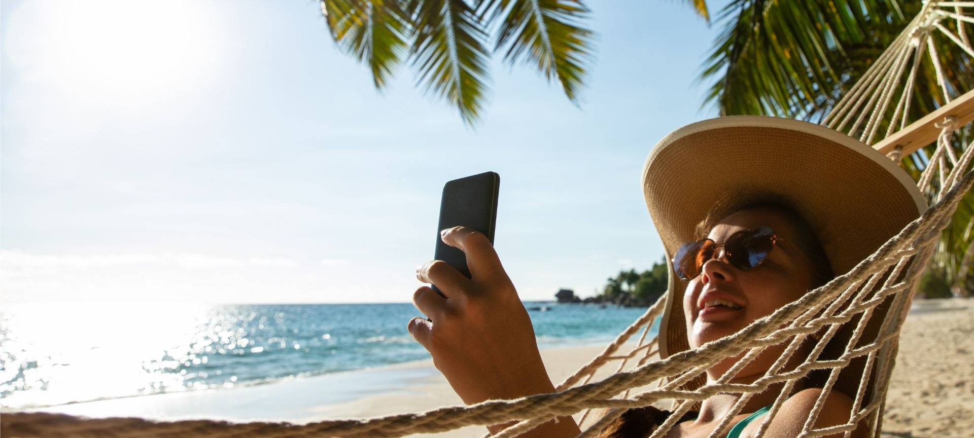 Starker Handykonsum trotz Urlaubsreise?