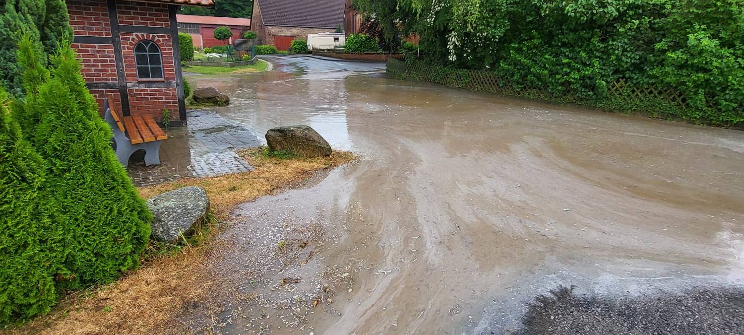 Soest-Hattropholsen am Morgen nach dem Unwetter.