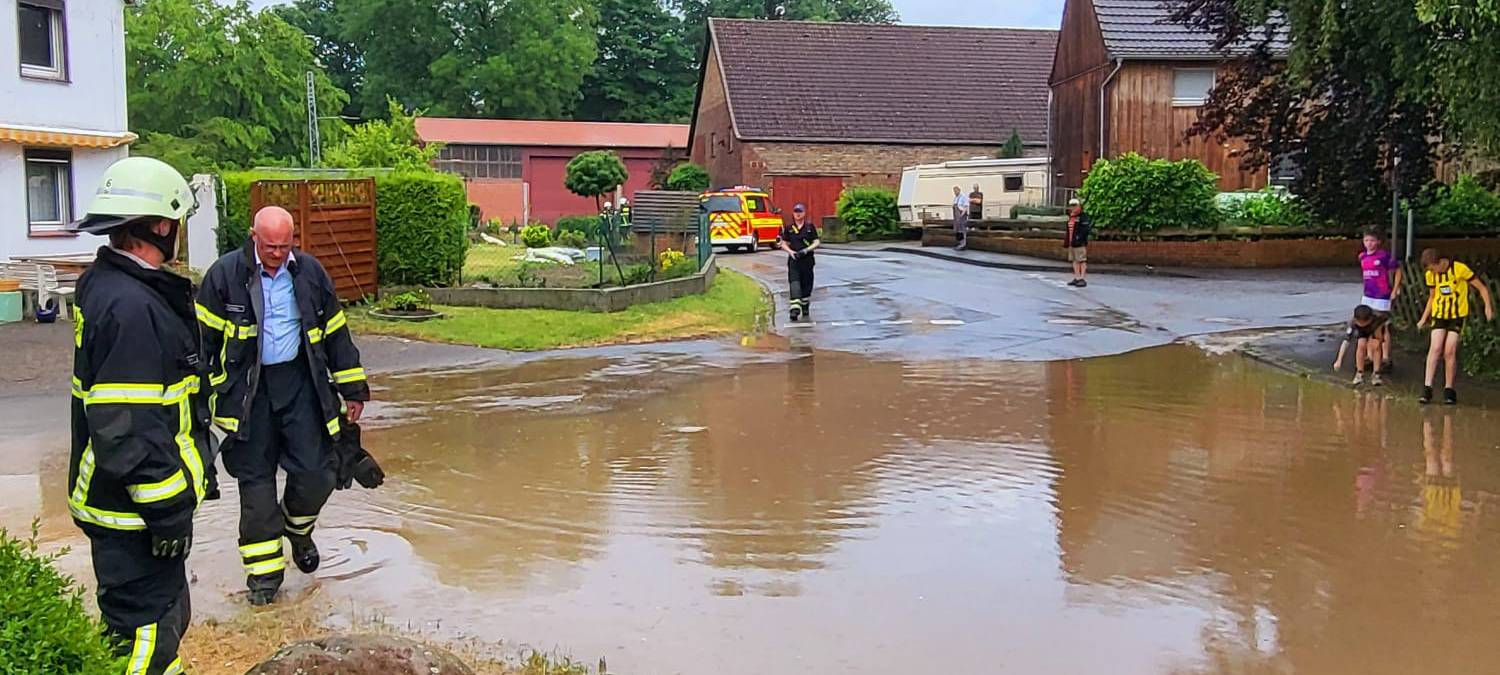 Soest-Hattropholsen am Morgen nach dem Unwetter.