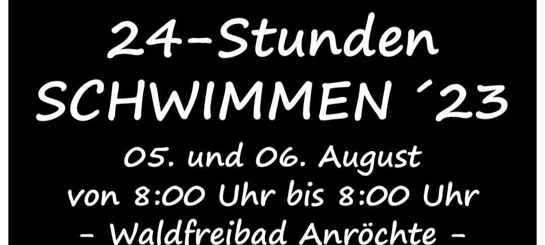 24h Schwimmen im Freibad Anröchte