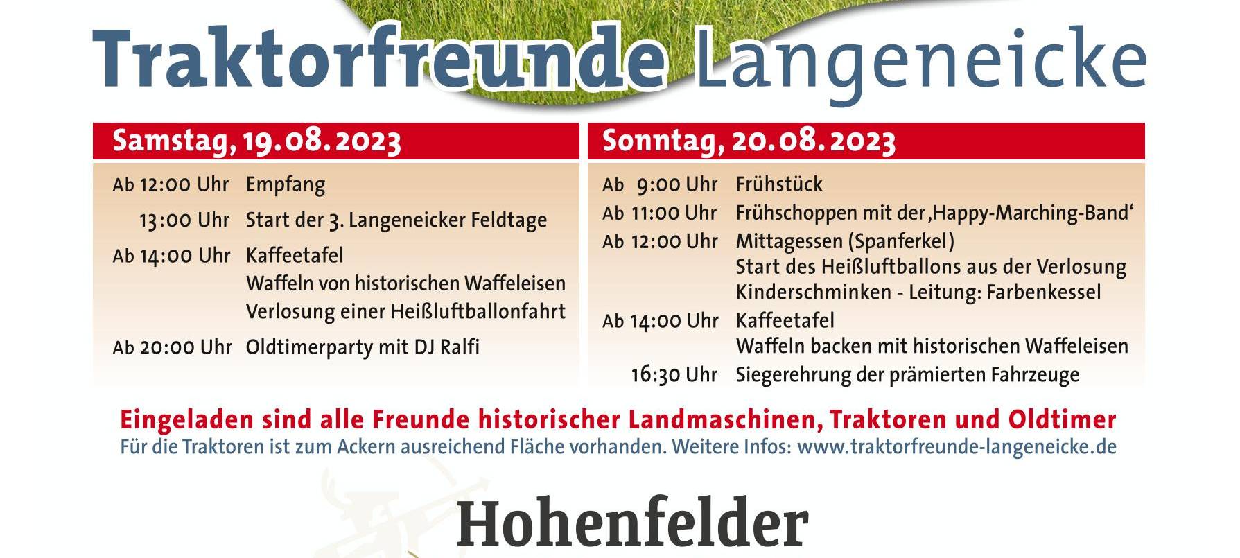 3. Langeneicker Feldtage