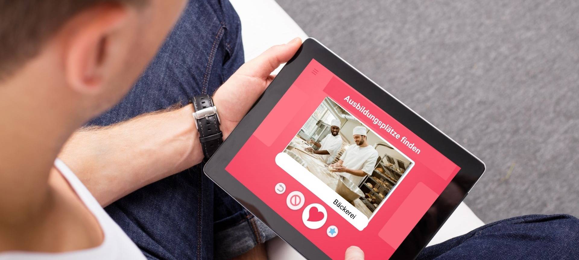 "Wie eine Dating-App, nur für Ausbildungen"