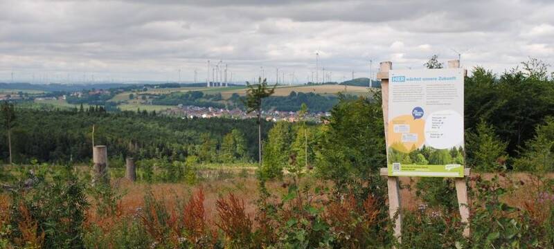 Infotafeln für Wälder im Kreis Soest