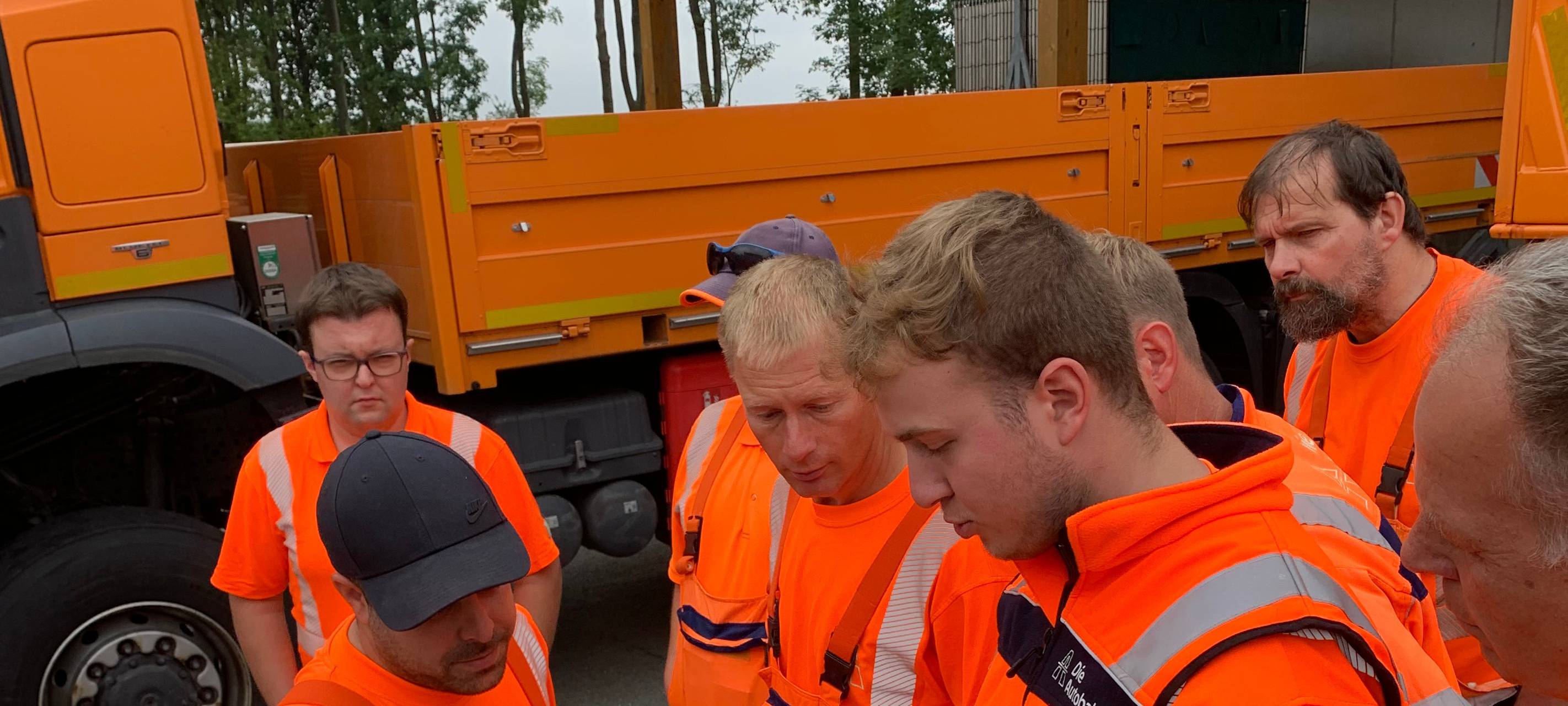 Risikoparcours für Straßenwärter in Werl