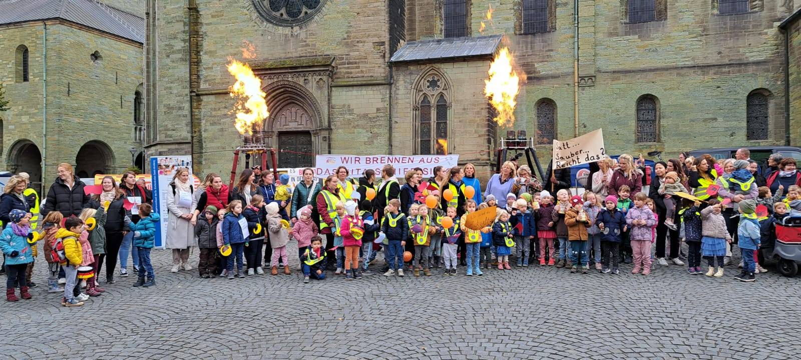 Kreis Soest: Protestaktionen gegen die Situation in KiTas