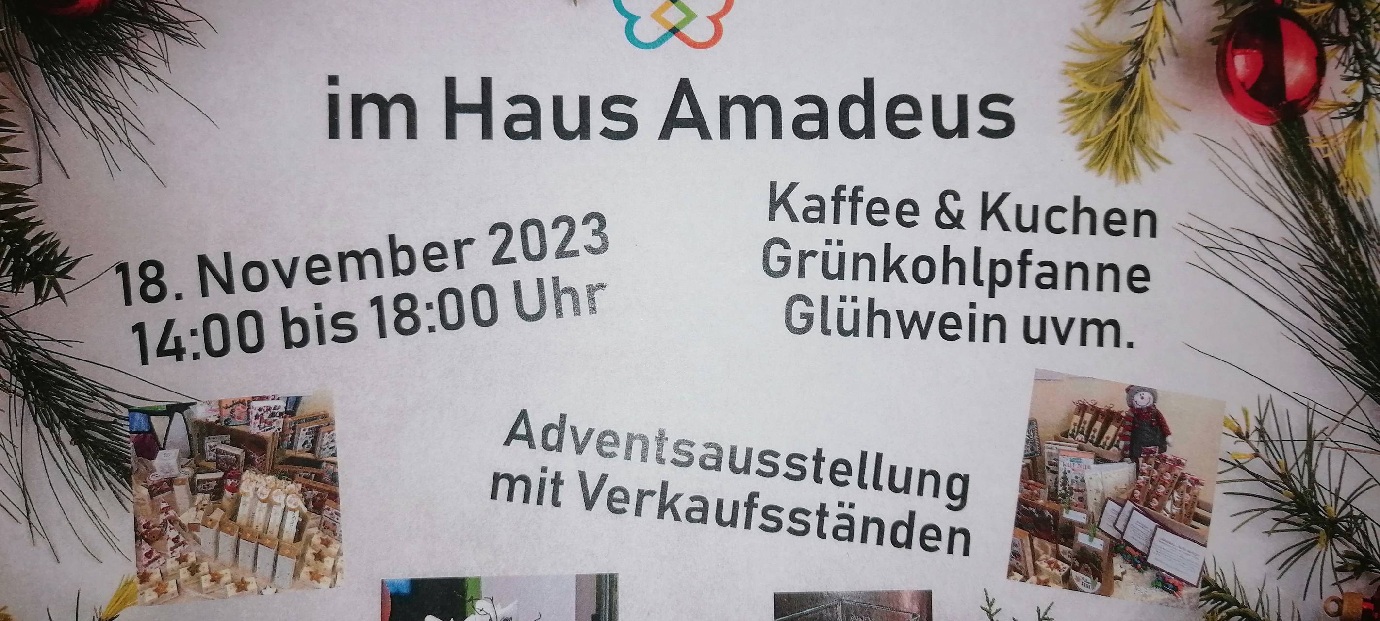 Weihnachtsmarkt im Haus Amadeus