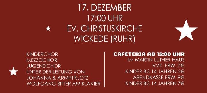 Die Cantalinos Präsentieren ihr Weihnachtskonzert