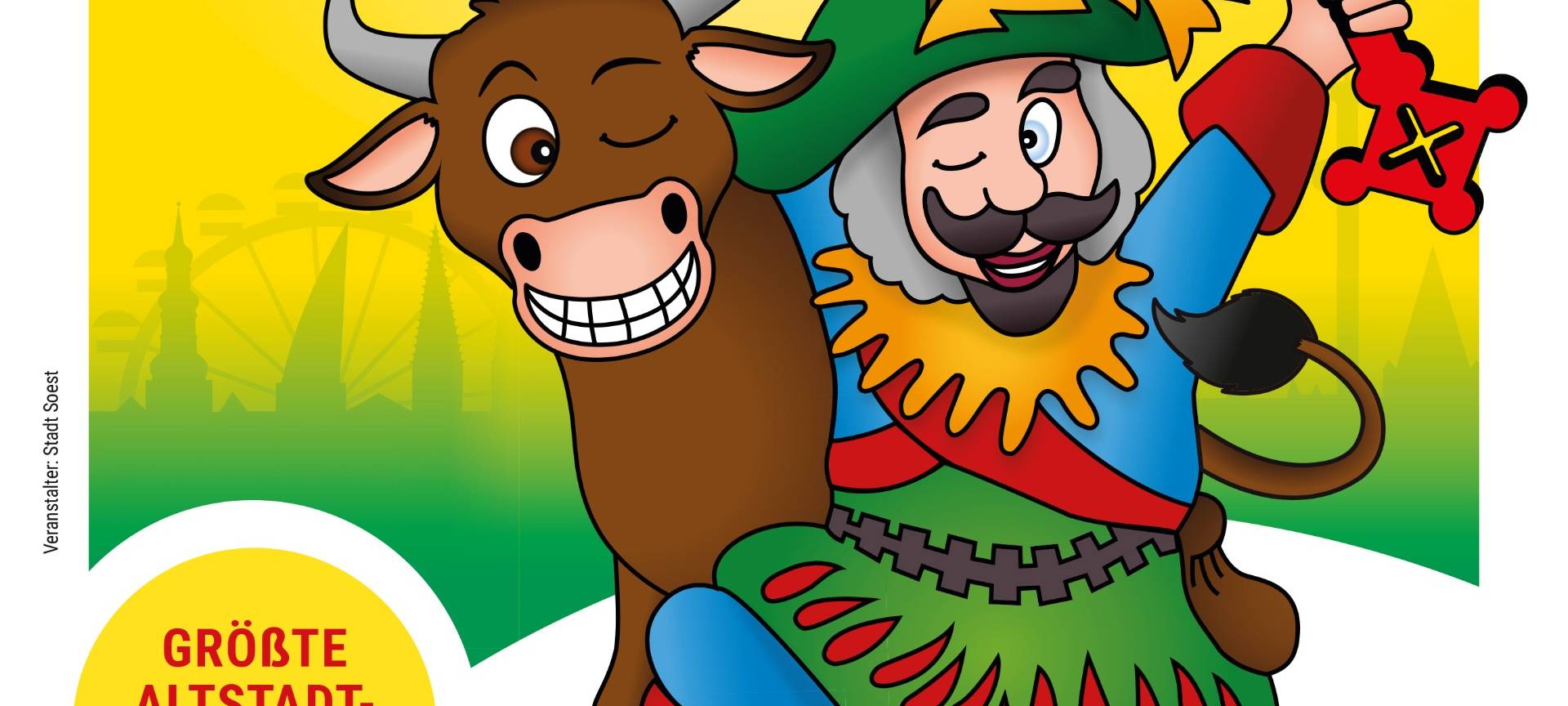 Das Plakat der 685. Allerheiligenkirmes in Soest.