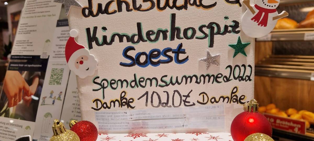 Bäckerei Hosselmann Spendentisch