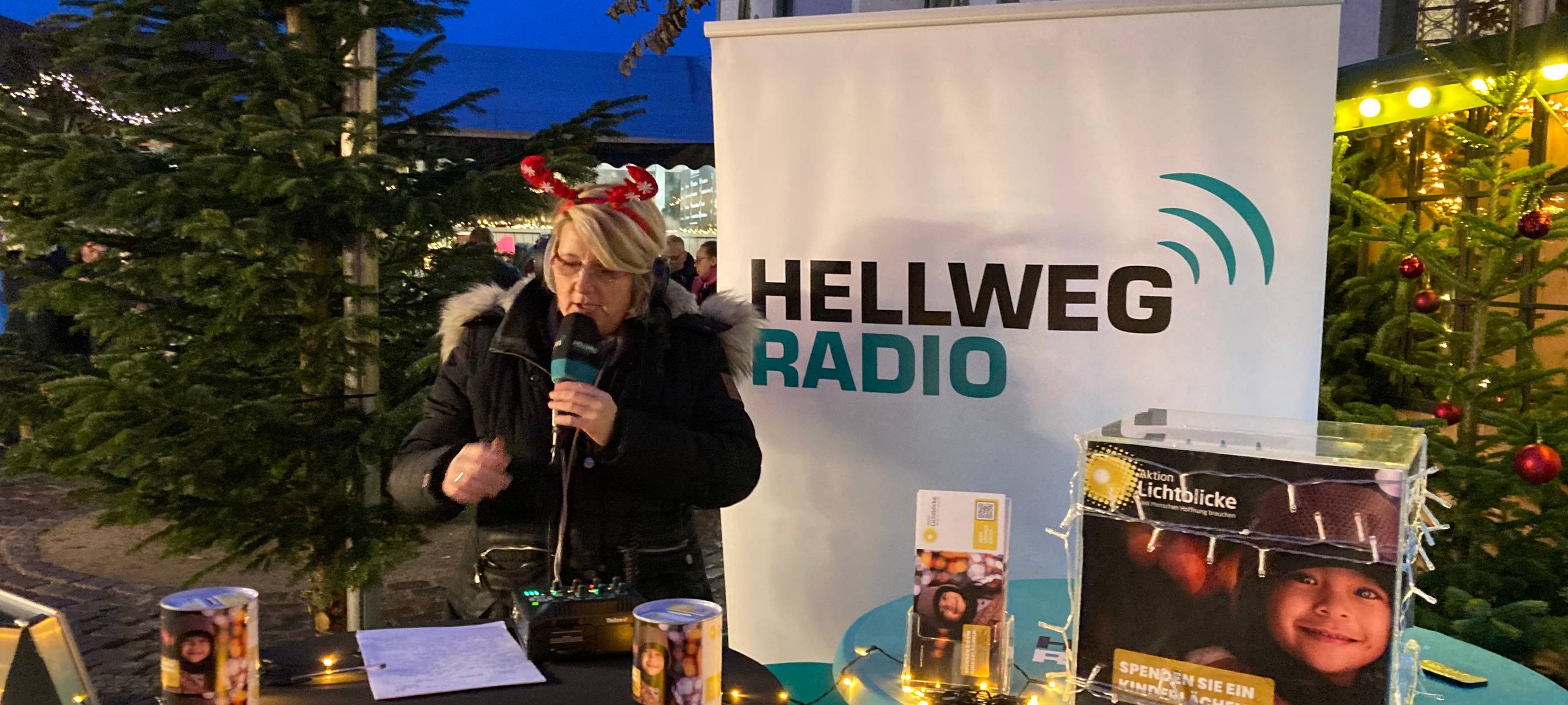 Hellweg Radio auf dem Lippstädter Weihnachtsmarkt
